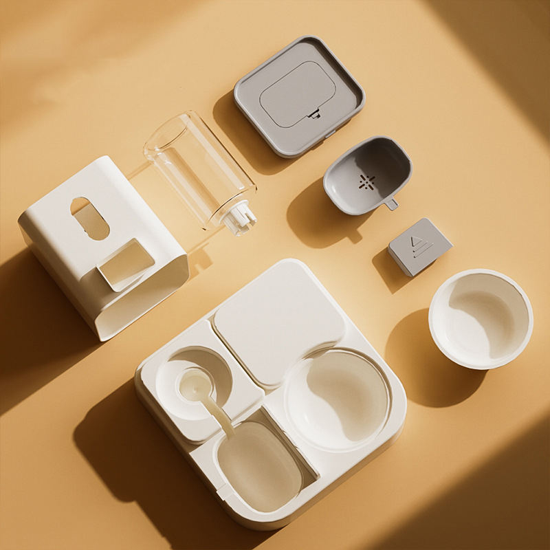 2-Н Үйлдэлт Автомат Хоол, Усны Сав – Нохой, Муурт Зориулсан 2.3L Багтаамжтай